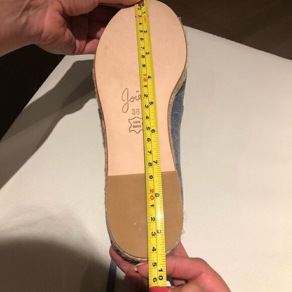 New Joie Denim Lace Up Espadrilles Sneaker… - Picture 14 of 15